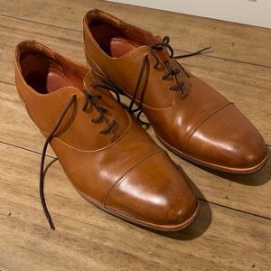 Wolf and Shepard honey cap toe shoes